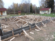 Фундаментные работы - Строительство деревянных домов